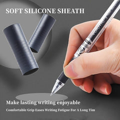 0.5mm Erasable Gel Bullet Pen w/ Rubber Holder - Office & School Supplies