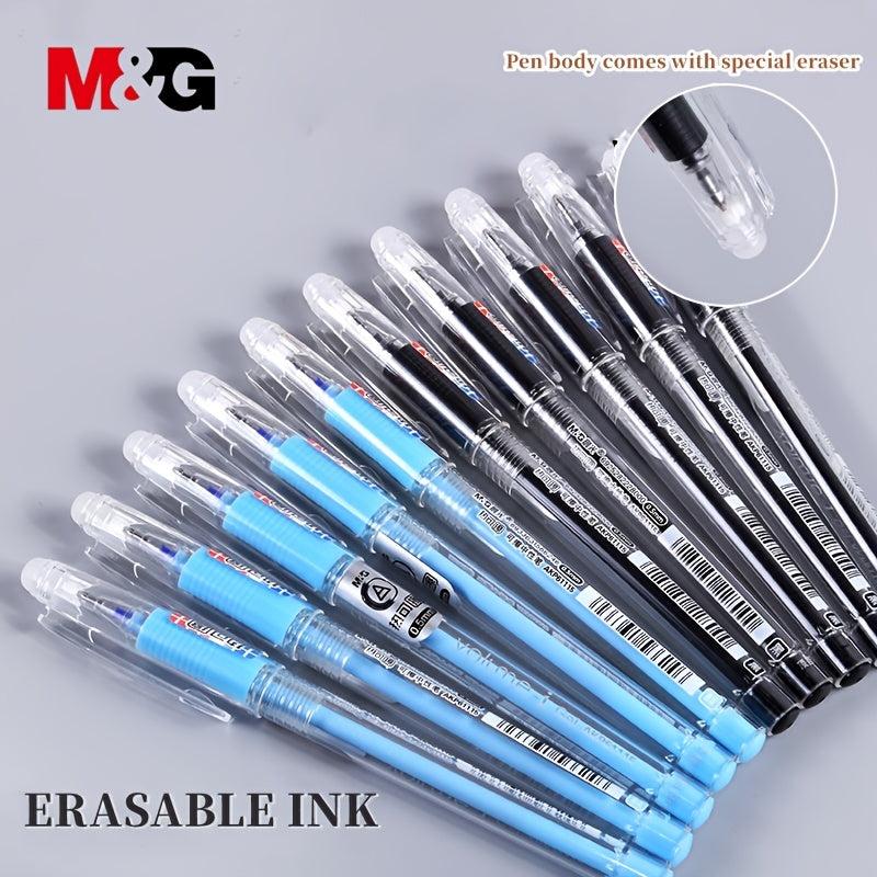 0.5mm Erasable Gel Bullet Pen w/ Rubber Holder - Office & School Supplies