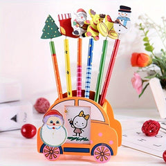 Christmas Style Pencil Cartoon Craft Pen Christmas Gift 12pcs