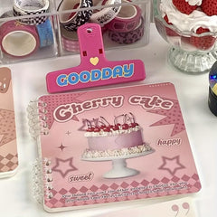Portable Square Book Loose leaf Replaceable Inner Page Student Classroom Notes