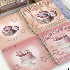 Portable Square Book Loose leaf Replaceable Inner Page Student Classroom Notes