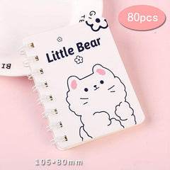 Cartoon Coil Book Mini Portable Student Notebook