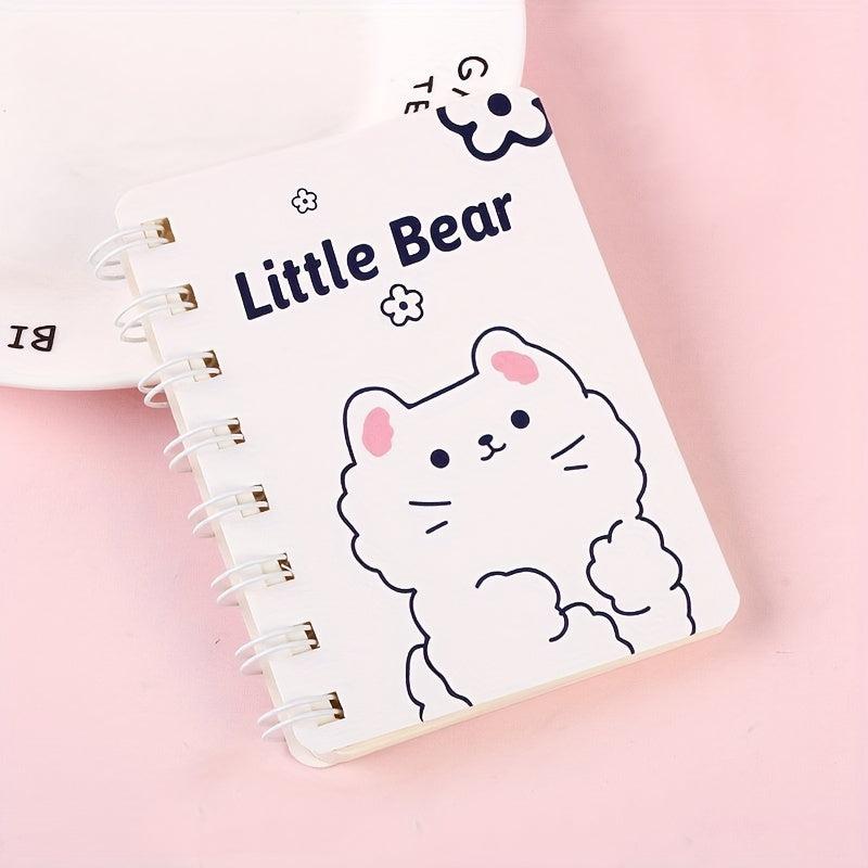 Cartoon Coil Book Mini Portable Student Notebook