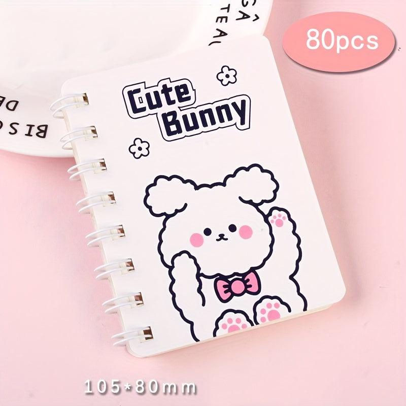 Cartoon Coil Book Mini Portable Student Notebook