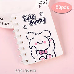Cartoon Coil Book Mini Portable Student Notebook