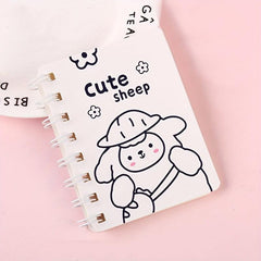Cartoon Coil Book Mini Portable Student Notebook