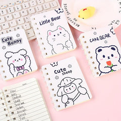 Cartoon Coil Book Mini Portable Student Notebook
