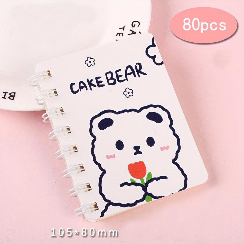 Cartoon Coil Book Mini Portable Student Notebook