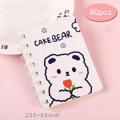 Cartoon Coil Book Mini Portable Student Notebook