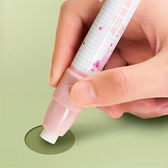 1pc Fruit Milk Tea Retractable Eraser Rubber Random Pattern School Supplies