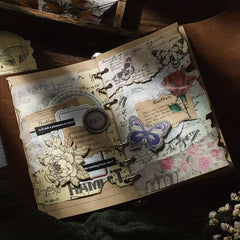 20pcs Paper Plant Hand Note Series for Journal Decoration