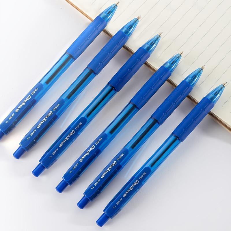 24 Pack AIHAO Blue Ink Ballpoint Pens Medium Point Retractable Smooth Writing