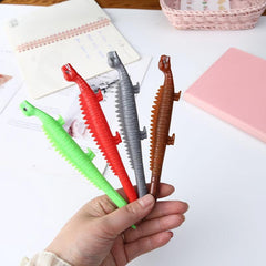4pcs Dinosaur Gel Pen 0.5mm - Animal Shape Design Writing Tool