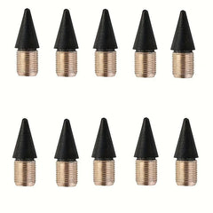 10pcs Eternal Pencil Replacement Head High Purity Graphite Student Stationery