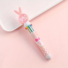 Student 10 Color Ballpoint Pen Cartoon Design