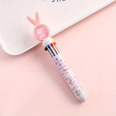 Student 10 Color Ballpoint Pen Cartoon Design