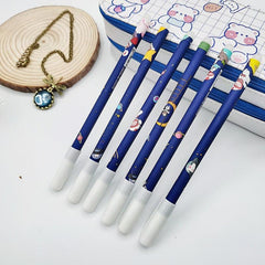 6pcs Astronaut Gel Pens 0 5mm Erasable & Minimalist