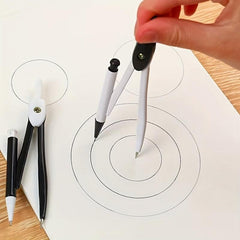 Metal Portable Compass Set for Drawing & Office Use