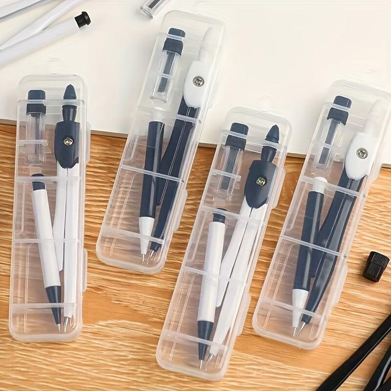 Metal Portable Compass Set for Drawing & Office Use