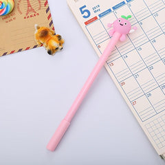 Fruit Gel Pen Study Stationery For Students 0.5mm Perfect Exam Gift