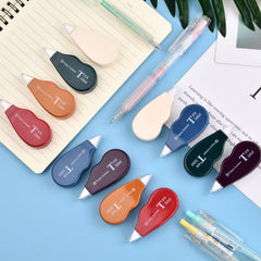 12pcs Mini Pocket Mouse Correction Tape - 4m X 5mm Easy Correct Roller Mouse