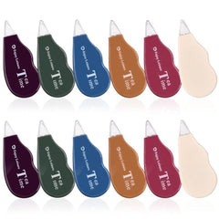12pcs Mini Pocket Mouse Correction Tape - 4m X 5mm Easy Correct Roller Mouse