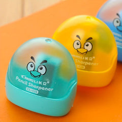 4pcs Cartoon Small Pencil Sharpener Student Stationery Set