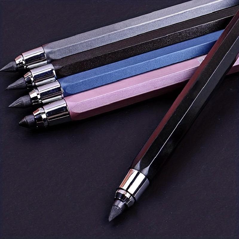 6mm Metal Mechanical Pencil Art Sketch Automatic Pencil Office Supplies