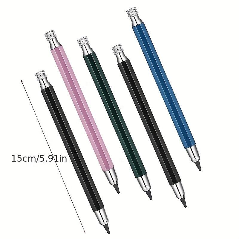 6mm Metal Mechanical Pencil Art Sketch Automatic Pencil Office Supplies