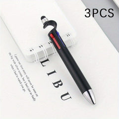 3-in-1 Multifunction Ballpoint Pen Phone Holder Touch Screen Office Stationery