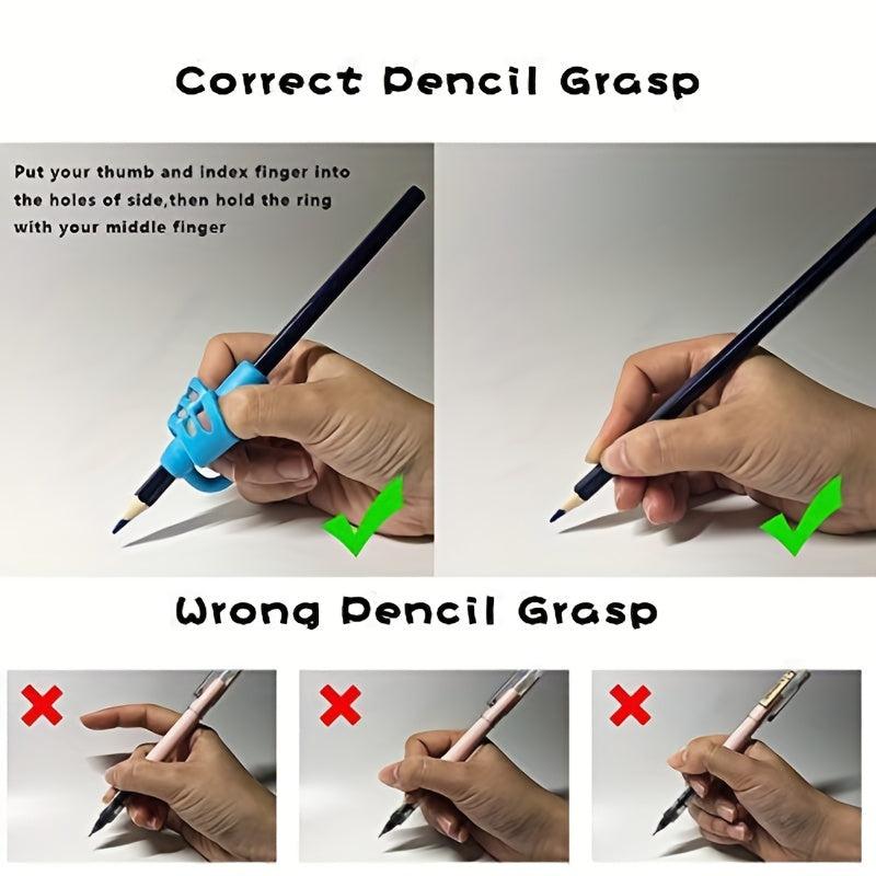 3pcs Pencil Grips for Kids Handwriting Pencil Holder For Students Preschool
