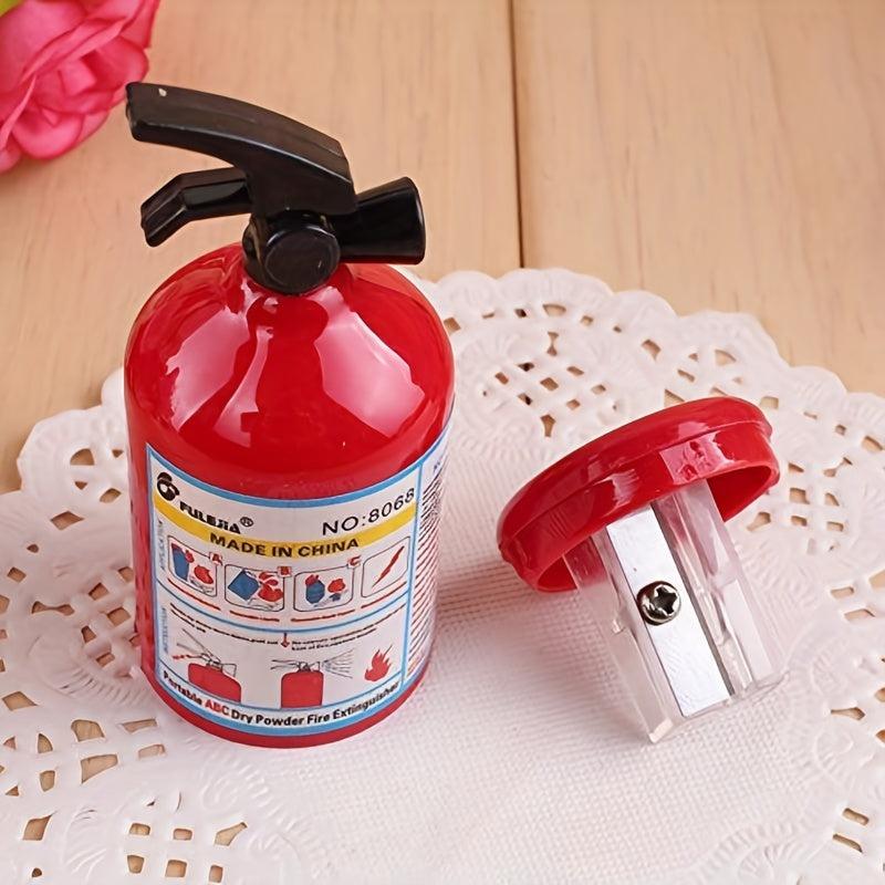 Fire Extinguisher Pencil Sharpener with Container