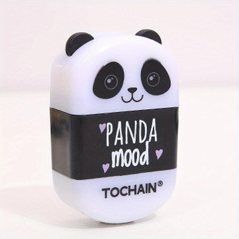 Cartoon Panda Eraser Pencil Sharpener 2-in-1 Multifunctional Eraser