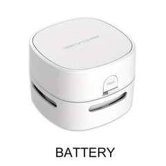 Portable Desktop Vacuum Cleaner Handheld Crumb Sweeper for Keyboard