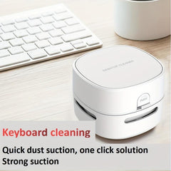 Portable Desktop Vacuum Cleaner Handheld Crumb Sweeper for Keyboard
