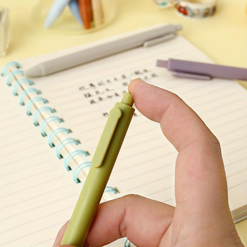 Macaron Retro Version Push Neutral Pen Student Office Stationery