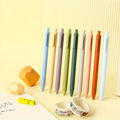 Macaron Retro Version Push Neutral Pen Student Office Stationery