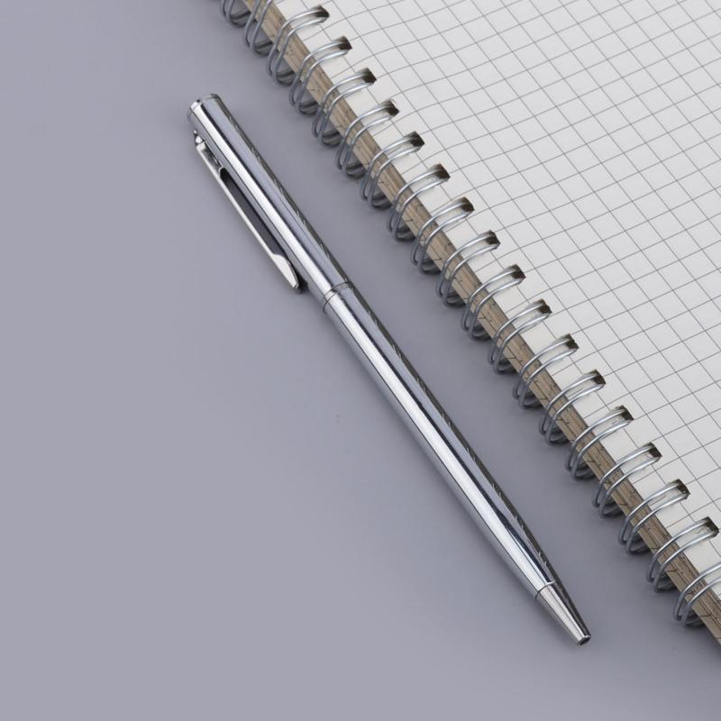 Metal Swivel Ballpoint Pen 1.0mm Ink Refillable