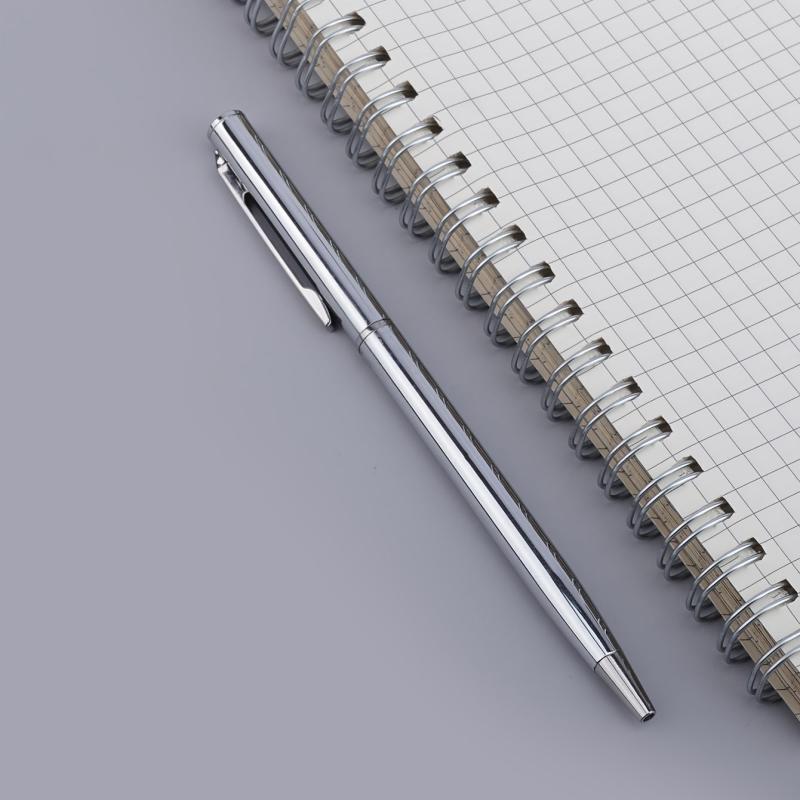 Metal Swivel Ballpoint Pen 1.0mm Ink Refillable