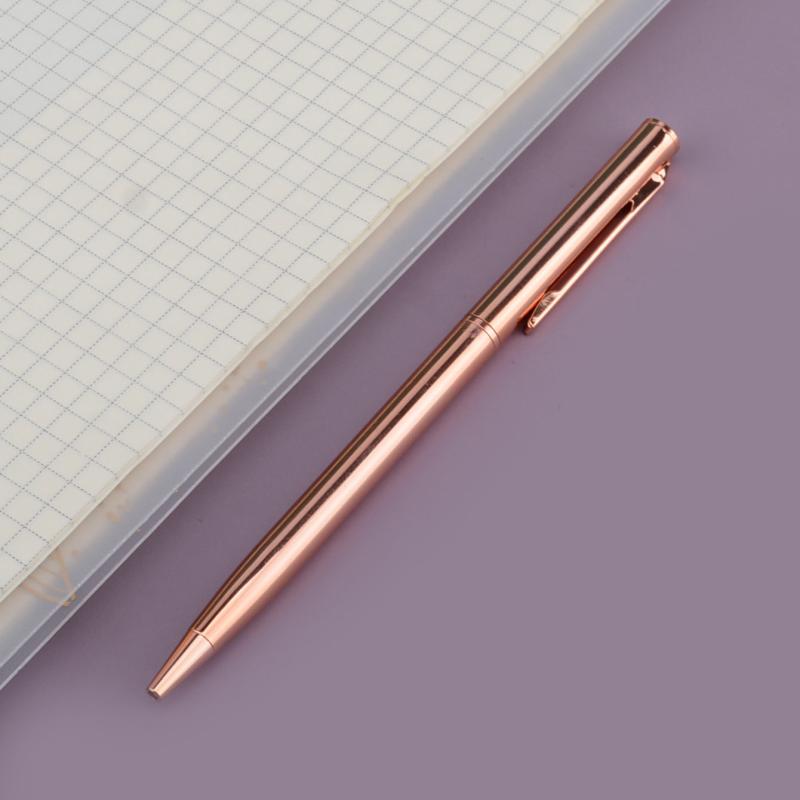 Metal Swivel Ballpoint Pen 1.0mm Ink Refillable
