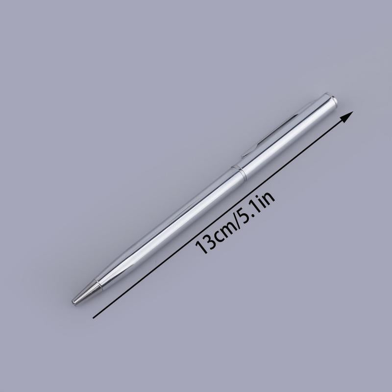 Metal Swivel Ballpoint Pen 1.0mm Ink Refillable