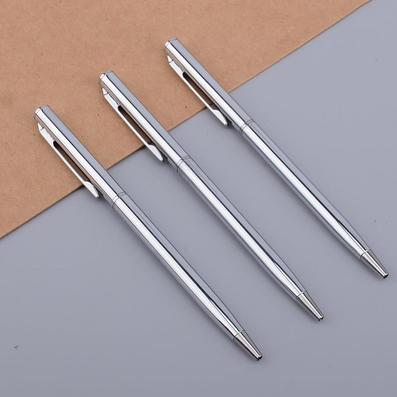 Metal Swivel Ballpoint Pen 1.0mm Ink Refillable