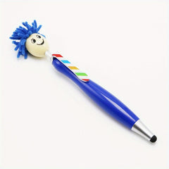 Creative Doll Head Gift Pen Plush Smiling Face Touch Screen Ballpoint Pen