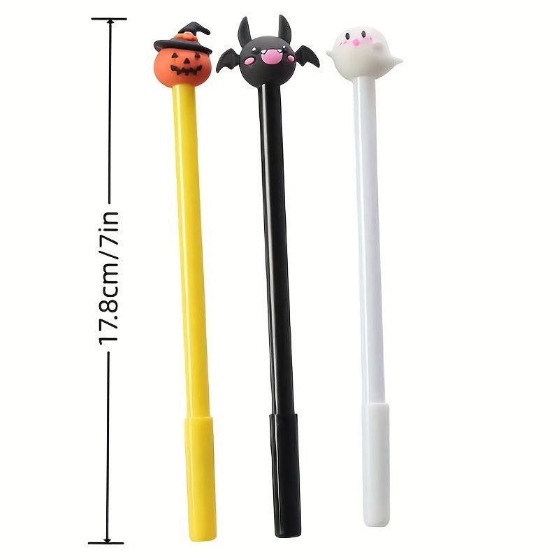 3pcs Pumpkin Ghost Neutropen Halloween Gift Students School Supplies