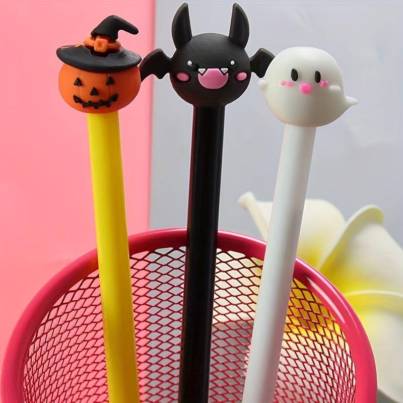 3pcs Pumpkin Ghost Neutropen Halloween Gift Students School Supplies