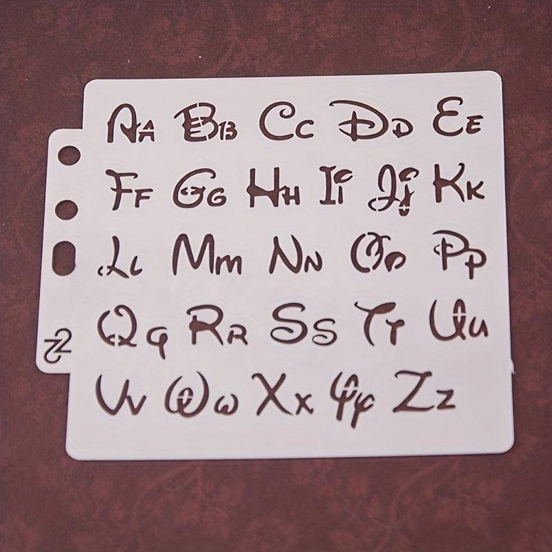 Alphabet Letter Stencils for DIY Projects - Painting, Scrapbooking & More