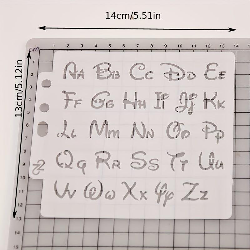 Alphabet Letter Stencils for DIY Projects - Painting, Scrapbooking & More