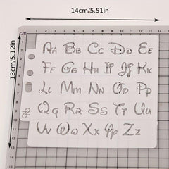 Alphabet Letter Stencils for DIY Projects - Painting, Scrapbooking & More