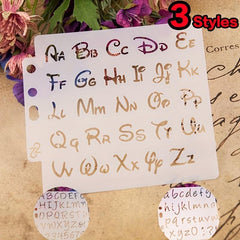 Alphabet Letter Stencils for DIY Projects - Painting, Scrapbooking & More