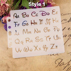 Alphabet Letter Stencils for DIY Projects - Painting, Scrapbooking & More